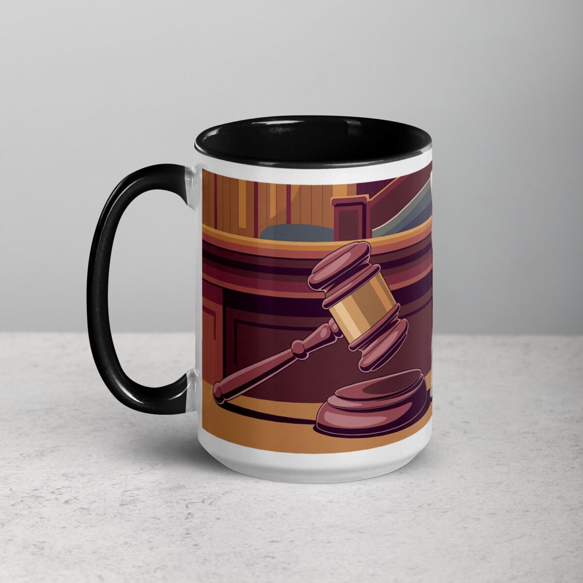 Justice Never Sleeps (But I Do) Lawyer Coffee Mug - Image 5