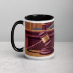Justice Never Sleeps (But I Do) Lawyer Coffee Mug - Image 5