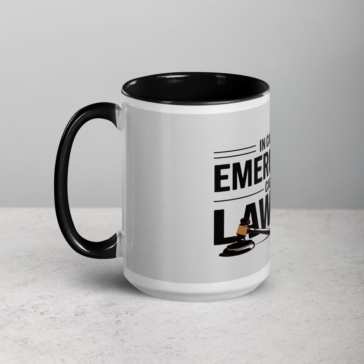 In Case of Emergency, Call a Lawyer Coffee Mug - Image 5