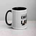 In Case of Emergency, Call a Lawyer Coffee Mug - Image 5