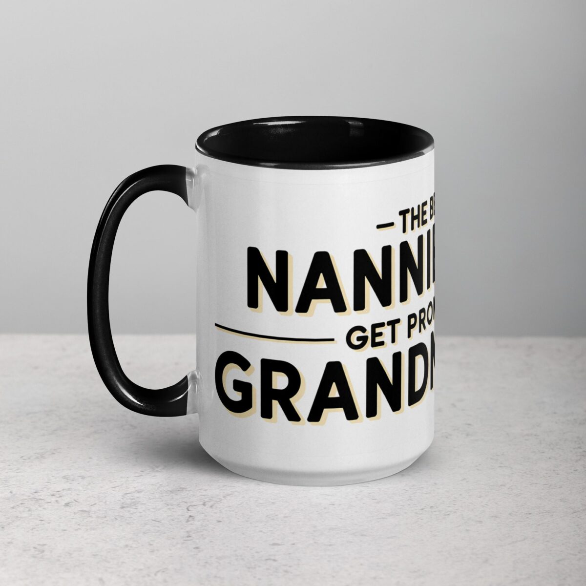 The Best Nannies Get Promoted to Grandnannies Mug - Image 5