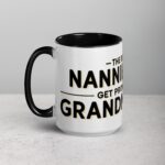 The Best Nannies Get Promoted to Grandnannies Mug - Image 5
