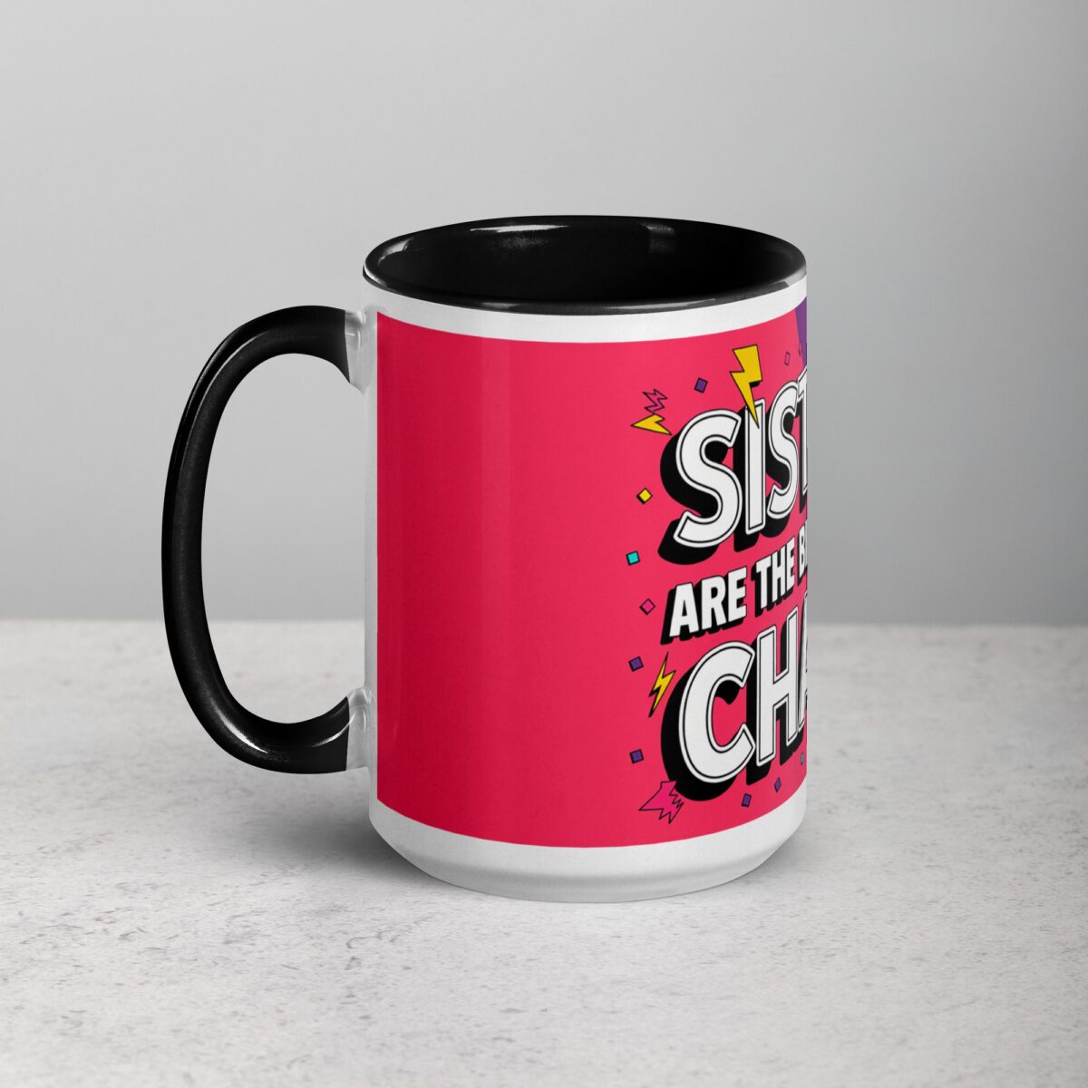 Sisters Are the Best Kind of Chaos Coffee Mug - Image 5