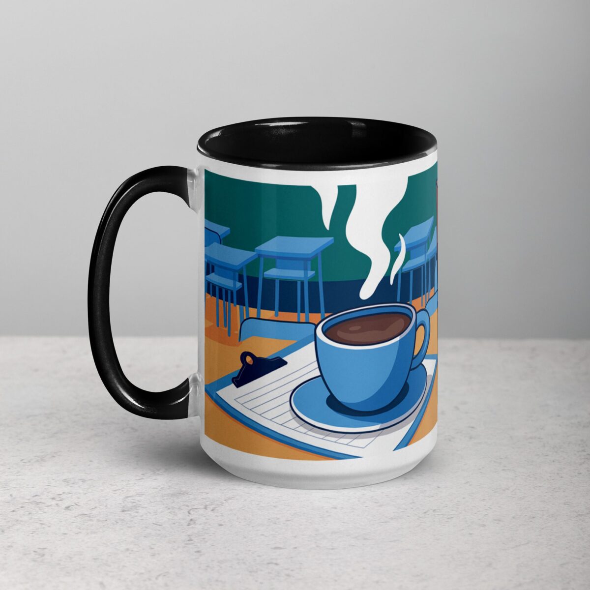 Coffee: The Key to My Classroom Management Plan Teachers Mug - Image 5