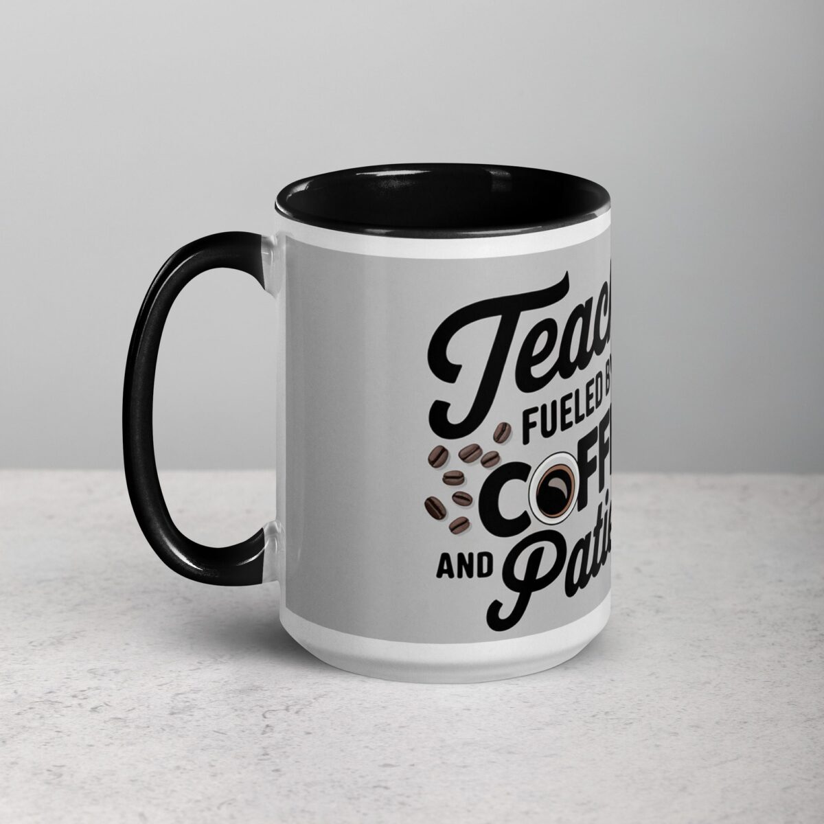 Teaching: Fueled by Coffee and Patience Mug - Image 5