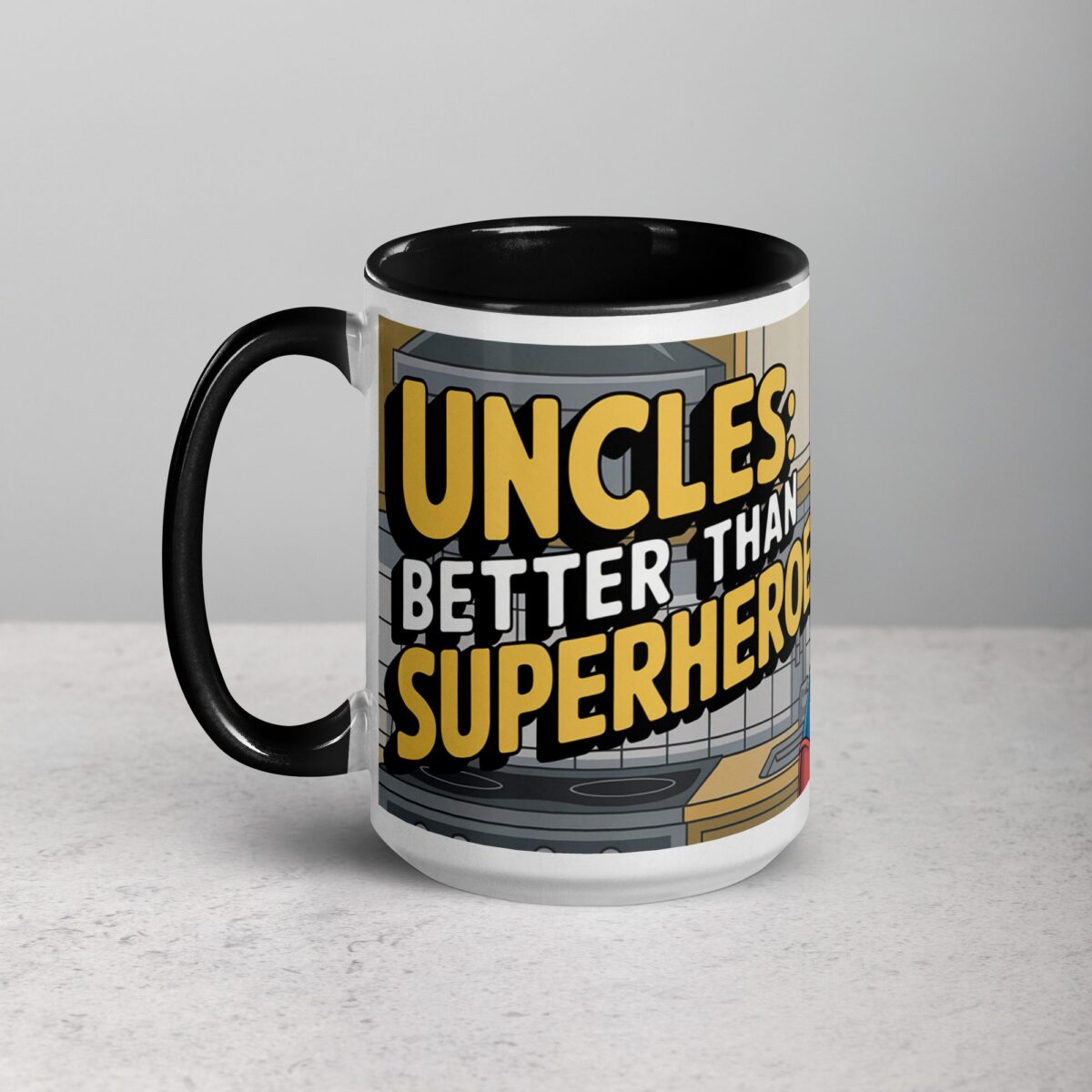 Uncles: Better Than Superheroes Coffee Mug - Image 5