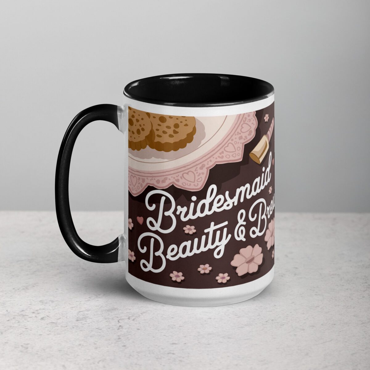 Bridesmaid Beauty & Brew Coffee Mug - Image 5