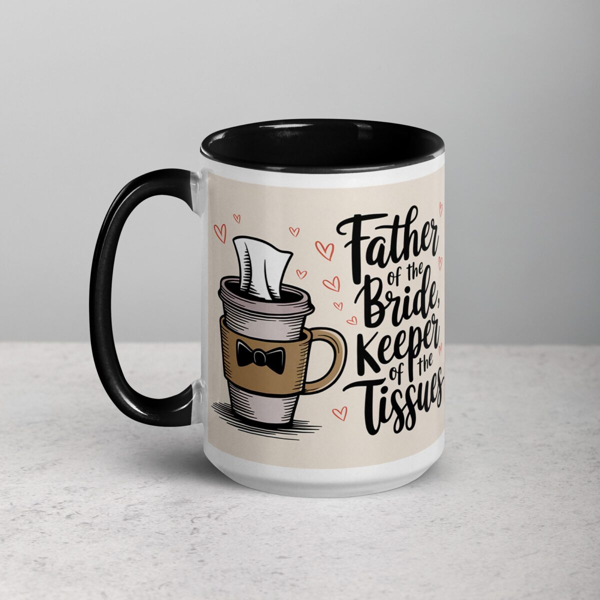 Father of the Bride, Keeper of the Tissues Coffee Mug - Image 5