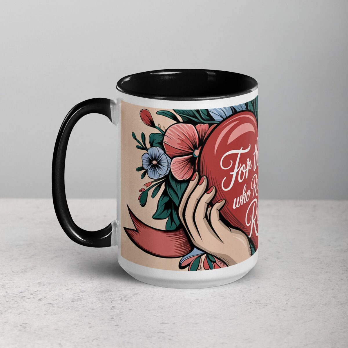 For the Man Who Raised Her Right Coffee Mug - Image 5