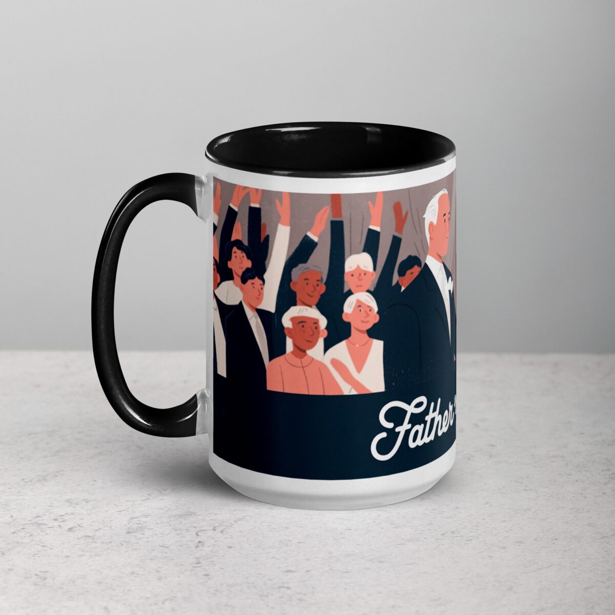Father of the Bride Elegant Coffee Mug & Tea Cup - Image 5