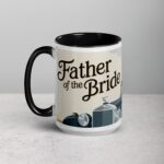 Father of the Bride Retro Coffee Mug & Tea Cup - Image 5