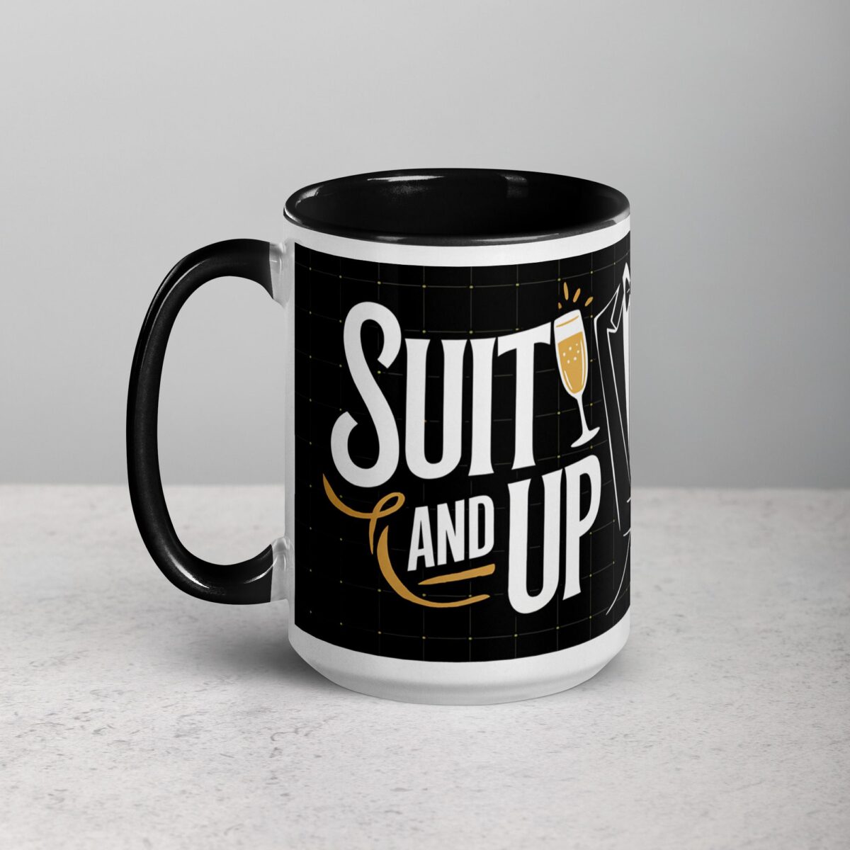 Suit Up and Sip Up Groomsman Coffee Mug - Image 5