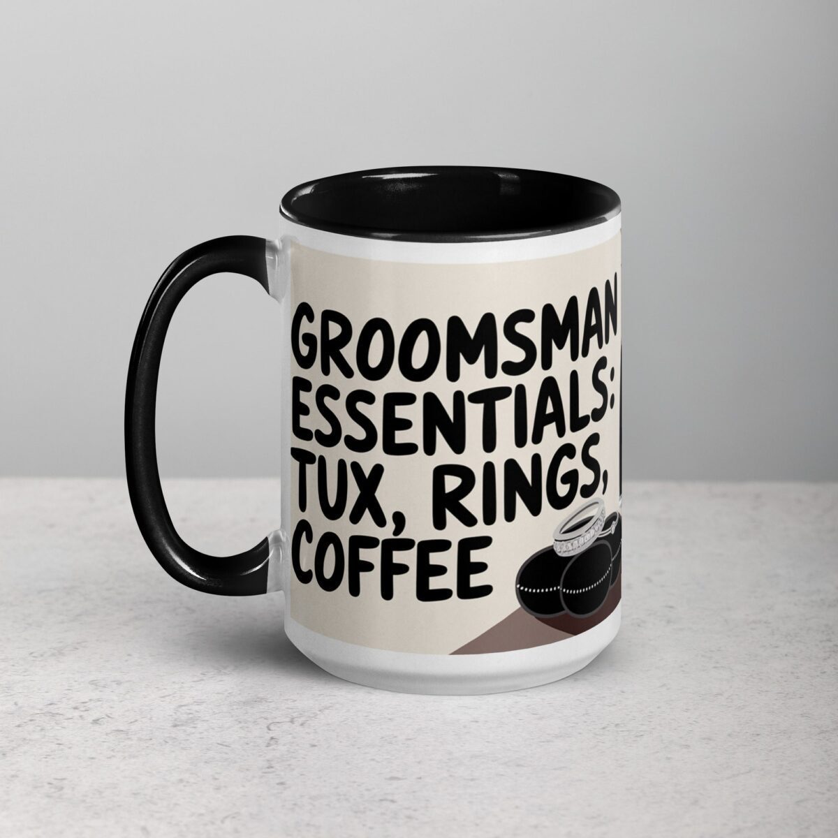 Groomsman Essentials: Tux, Rings, Coffee Mug - Image 5