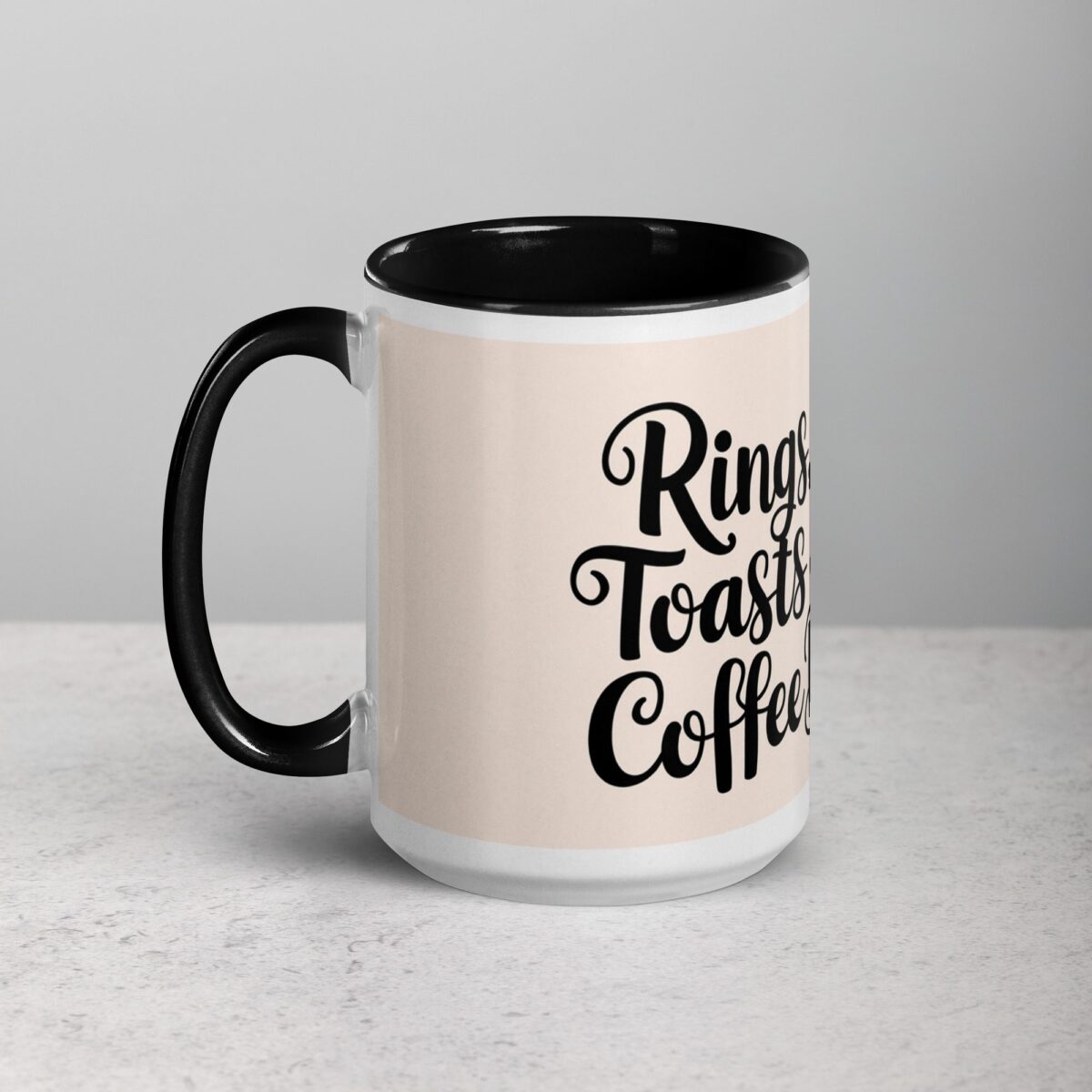 Rings, Toasts & Coffee Boosts Groomsman Mug - Image 5