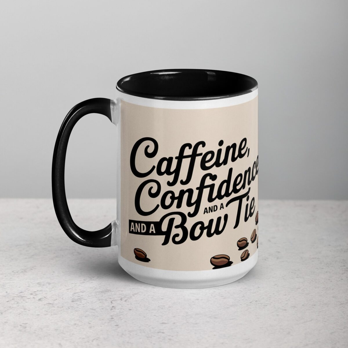 Caffeine, Confidence, and a Bow Tie Groomsman Mug - Image 5