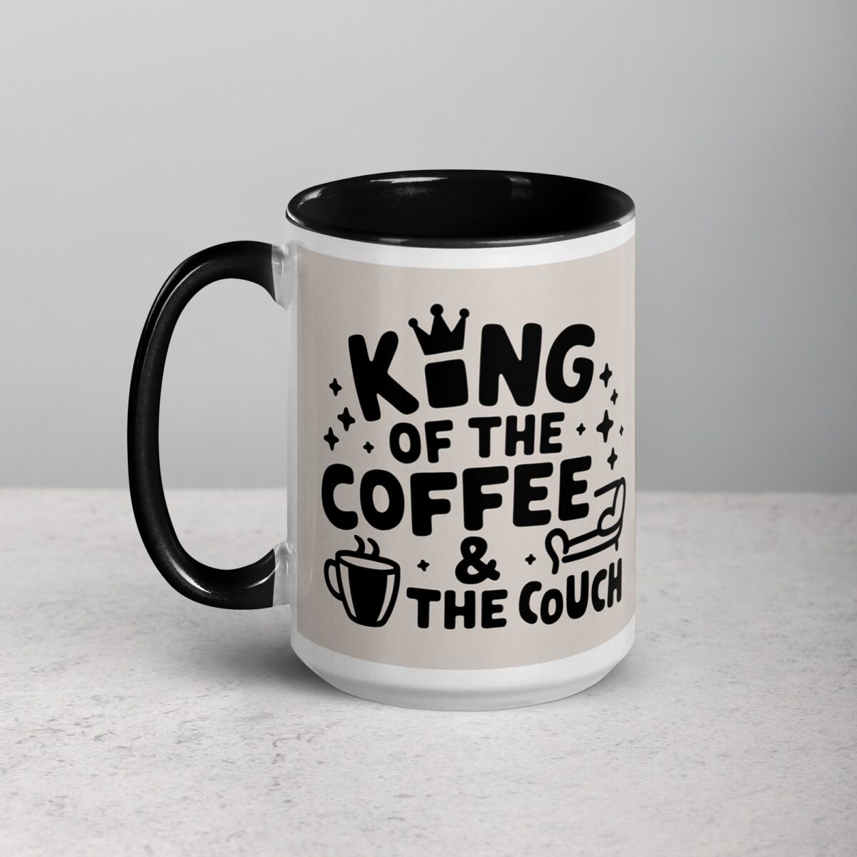 King of the Coffee & the Couch Husband Mug - Image 5