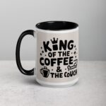 King of the Coffee & the Couch Husband Mug - Image 5