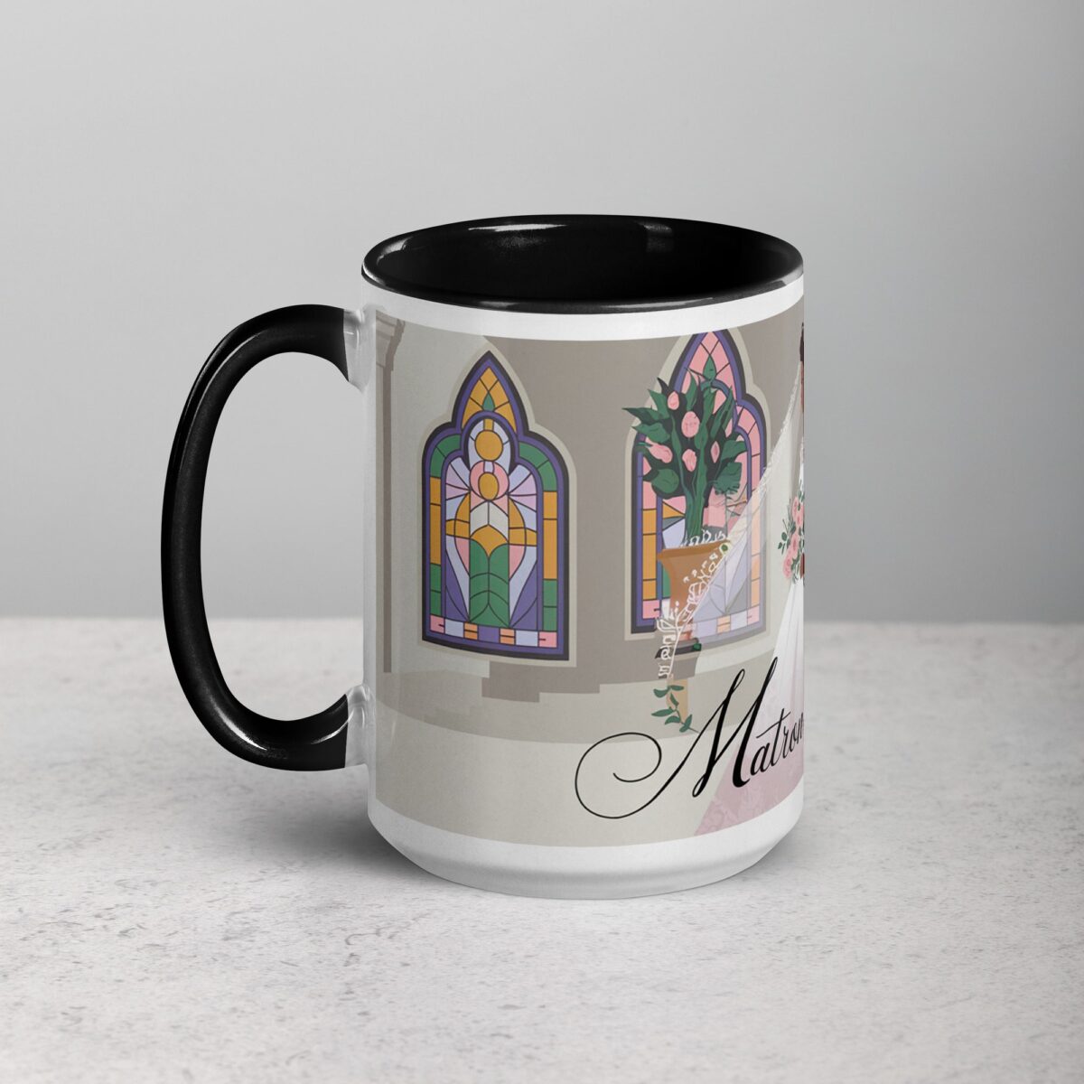 Matron of Honor Elegant Coffee Mug & Tea Cup - Image 5