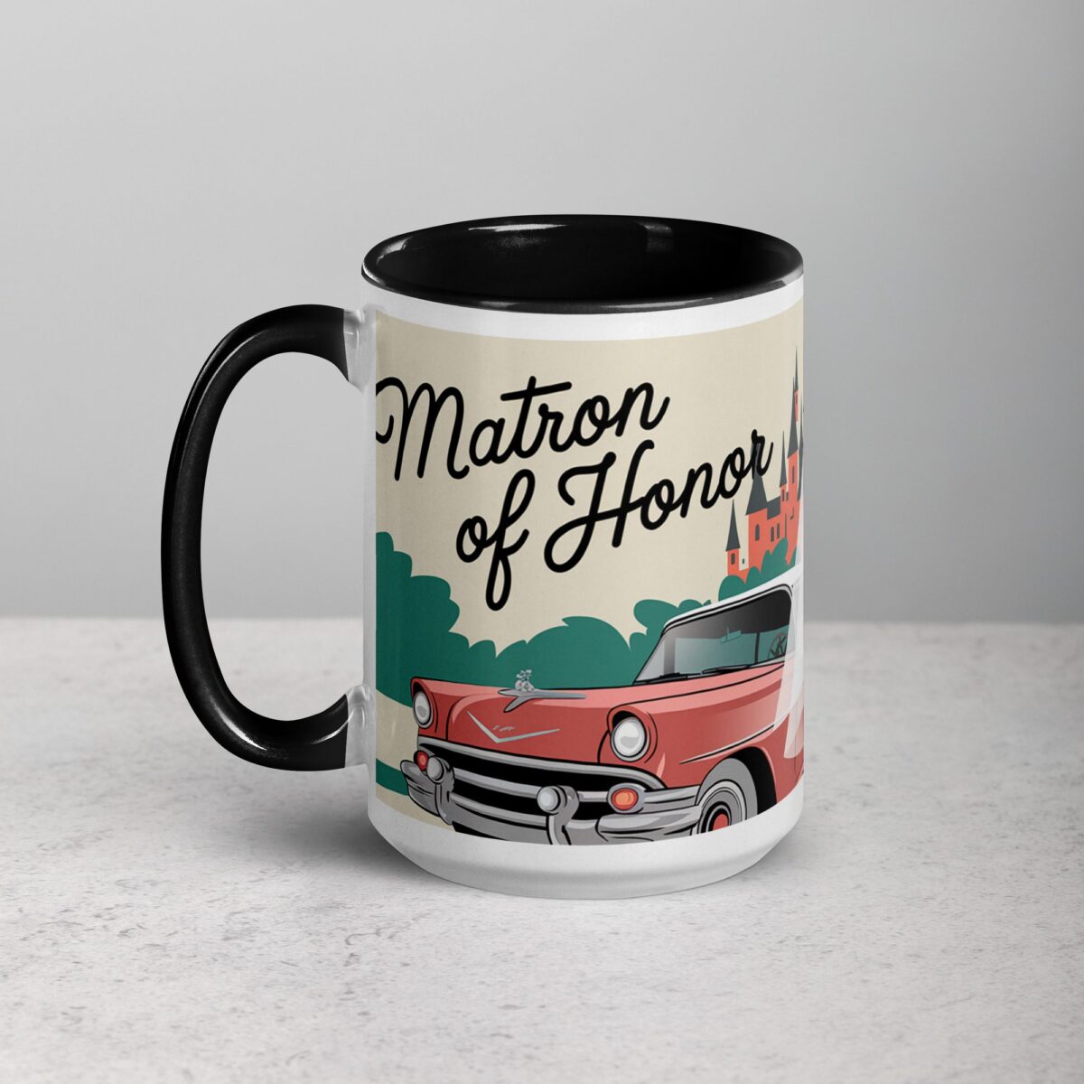 Matron of Honor Retro Coffee Mug & Tea Cup - Image 5