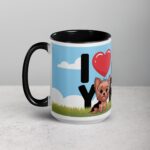 I ❤️ My Yorkie Coffee Mug & Tea Cup - Image 5