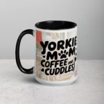 Yorkie Mom (Coffee and Cuddles) Mug - Image 5