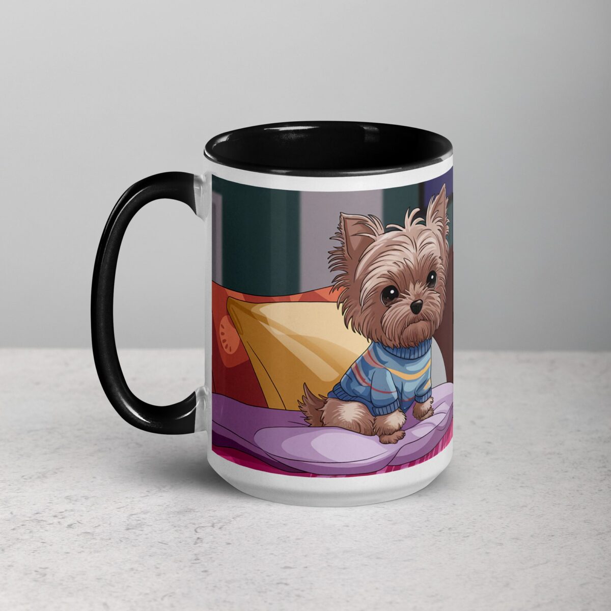 I Work Hard So My Yorkie Can Have Nice Things Coffee Mug - Image 5