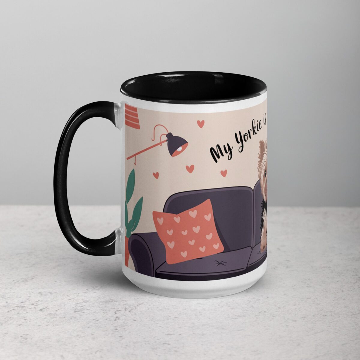 My Yorkie Is My Therapist Coffee Mug - Image 5