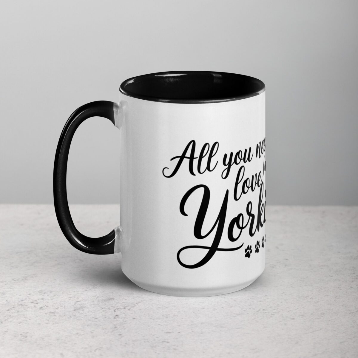 All You Need Is Love (And a Yorkie) Coffee Mug & Tea Cup - Image 5