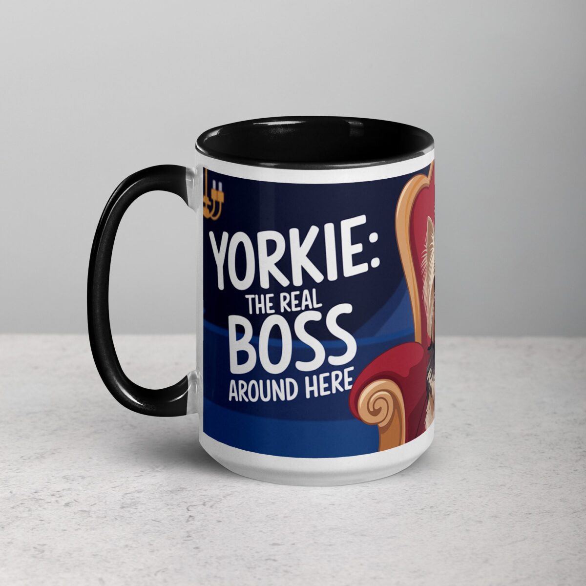 Yorkie: The Real Boss Around Here Coffee Mug - Image 5