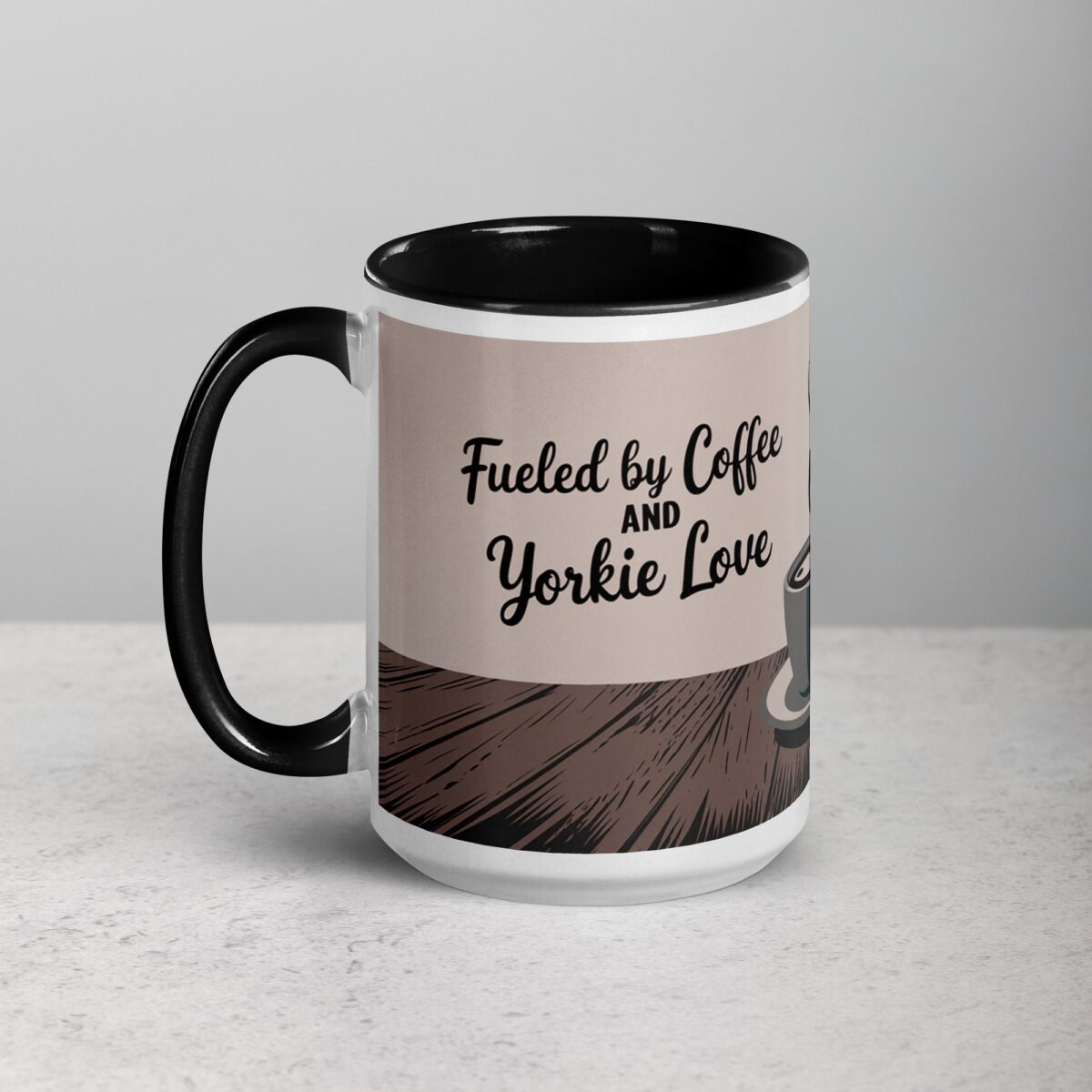 Fueled by Coffee and Yorkie Love Mug - Image 5