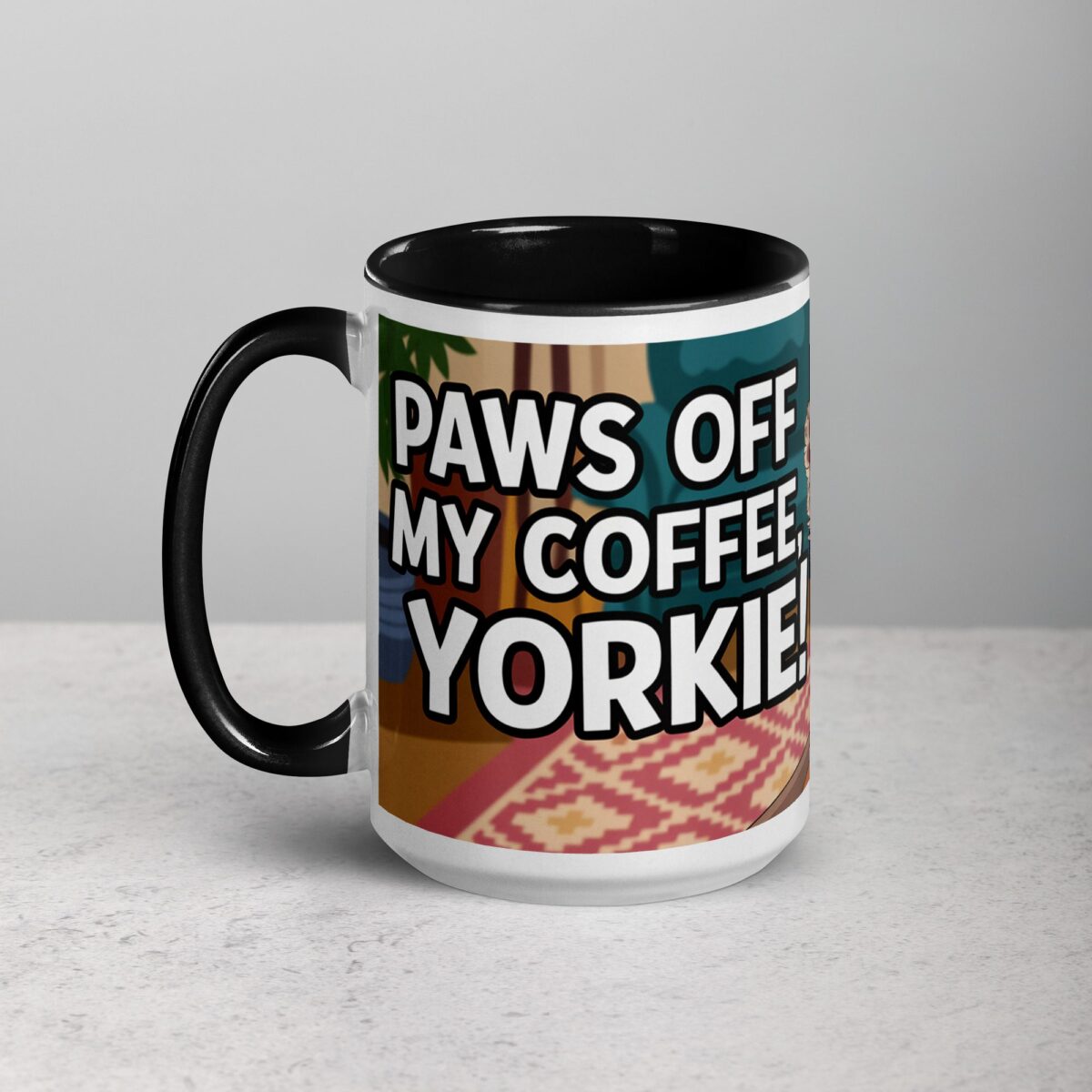 Paws Off My Coffee, Yorkie! Mug - Image 5