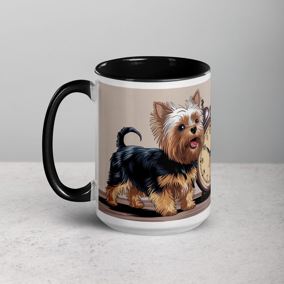 Yorkies: The Cutest Alarm Clocks Coffee Mug - Image 5