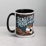 Beagle Dad: Master of Treats and Belly Rubs Coffee Mug - Image 5