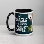 My Beagle Is the Reason I Wake Up (and Smile) Coffee Mug - Image 5
