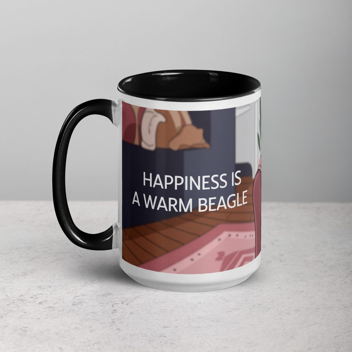 Happiness Is a Warm Beagle Coffee Mug - Image 5