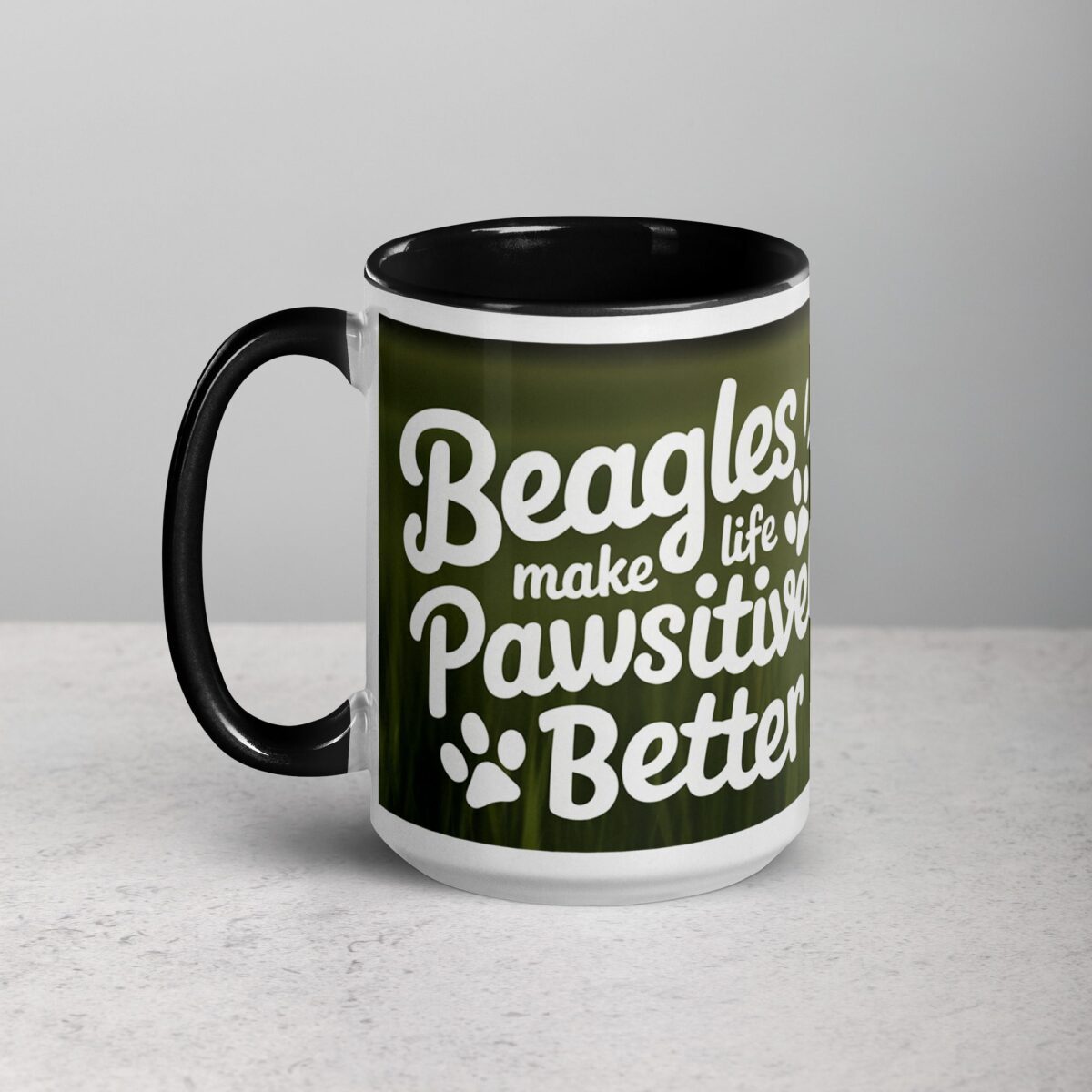 Beagles Make Life Pawsitively Better Coffee Mug - Image 5
