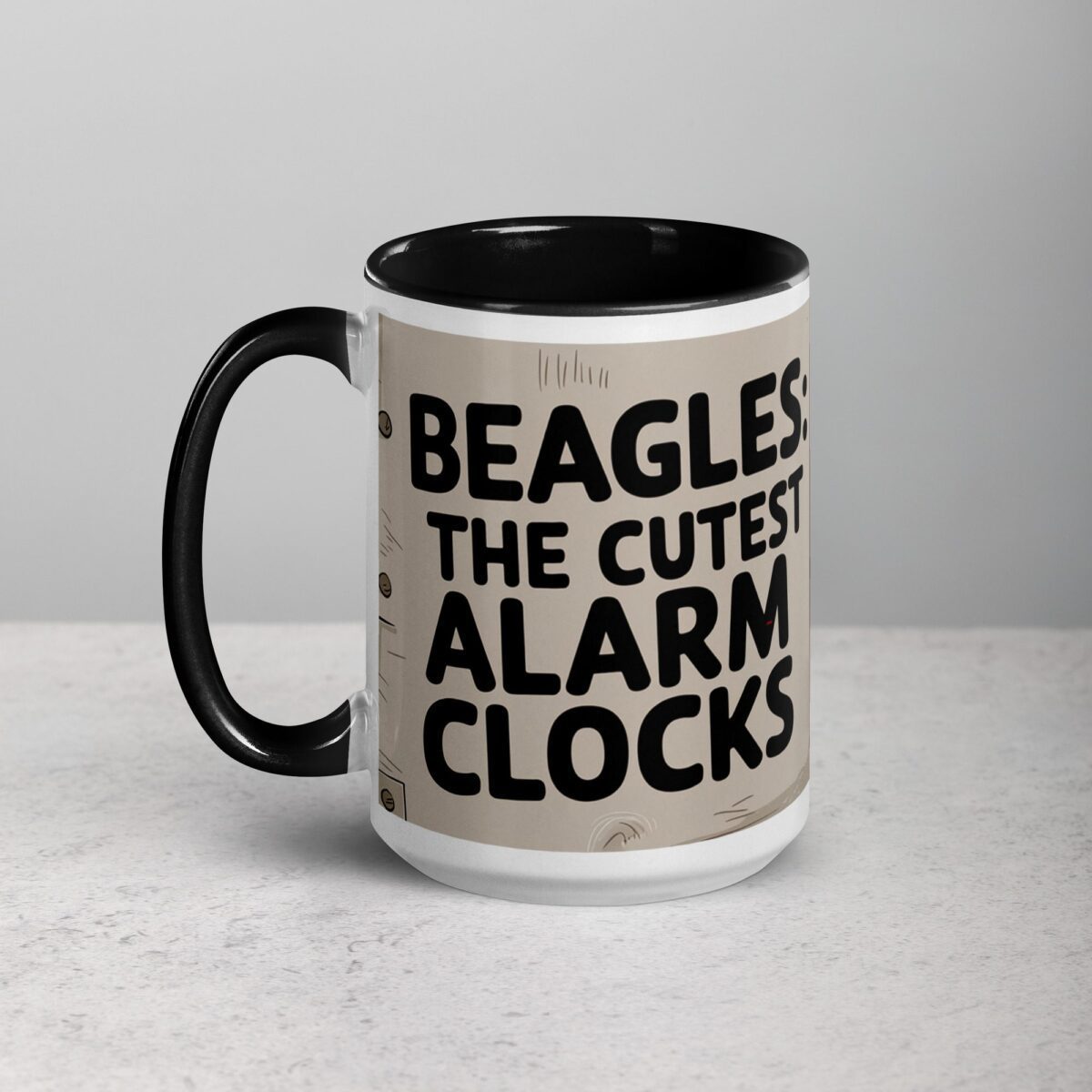 Beagles: The Cutest Alarm Clocks Coffee Mug - Image 5
