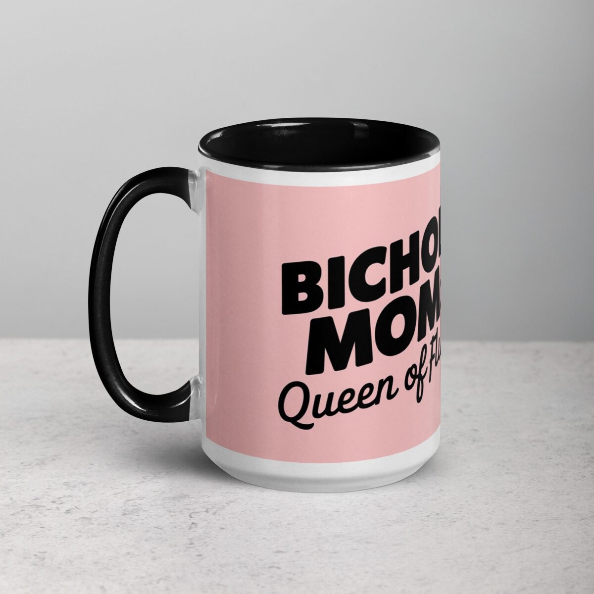 Bichon Mom: Queen of Fluff Coffee Mug - Image 5
