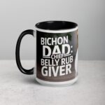 Bichon Dad: Chief Belly Rub Giver Coffee Mug - Image 5
