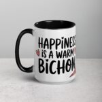 Happiness Is a Warm Bichon Coffee Mug & Tea Cup - Image 5