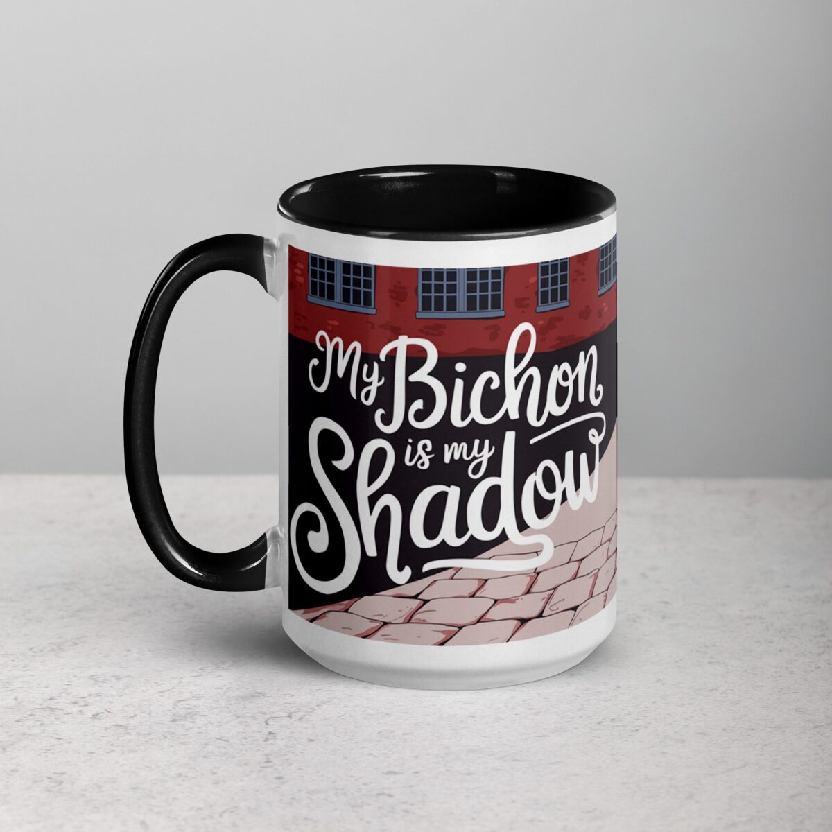 My Bichon Is My Shadow Coffee Mug - Image 5