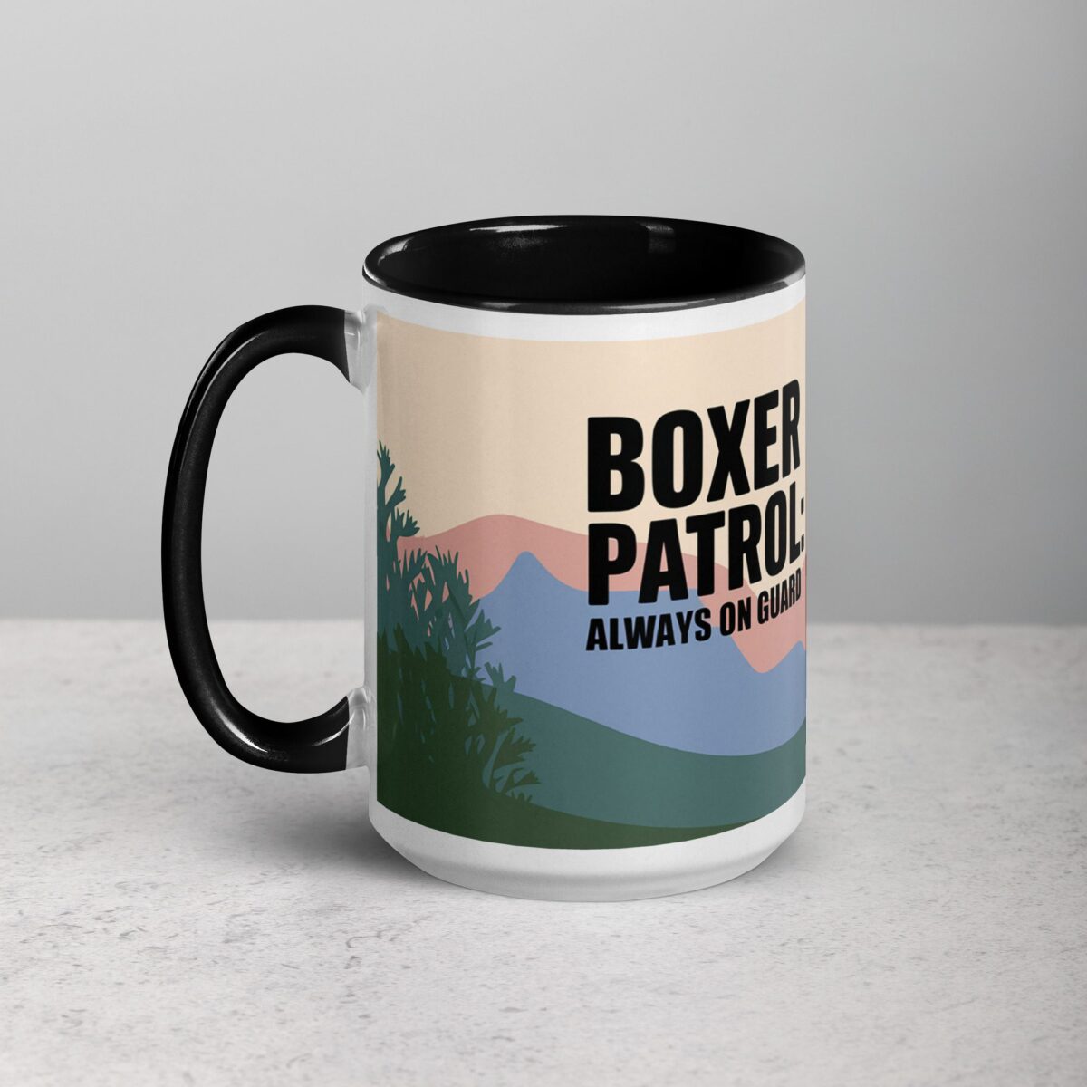 Boxer Patrol: Always on Guard Coffee Mug - Image 5