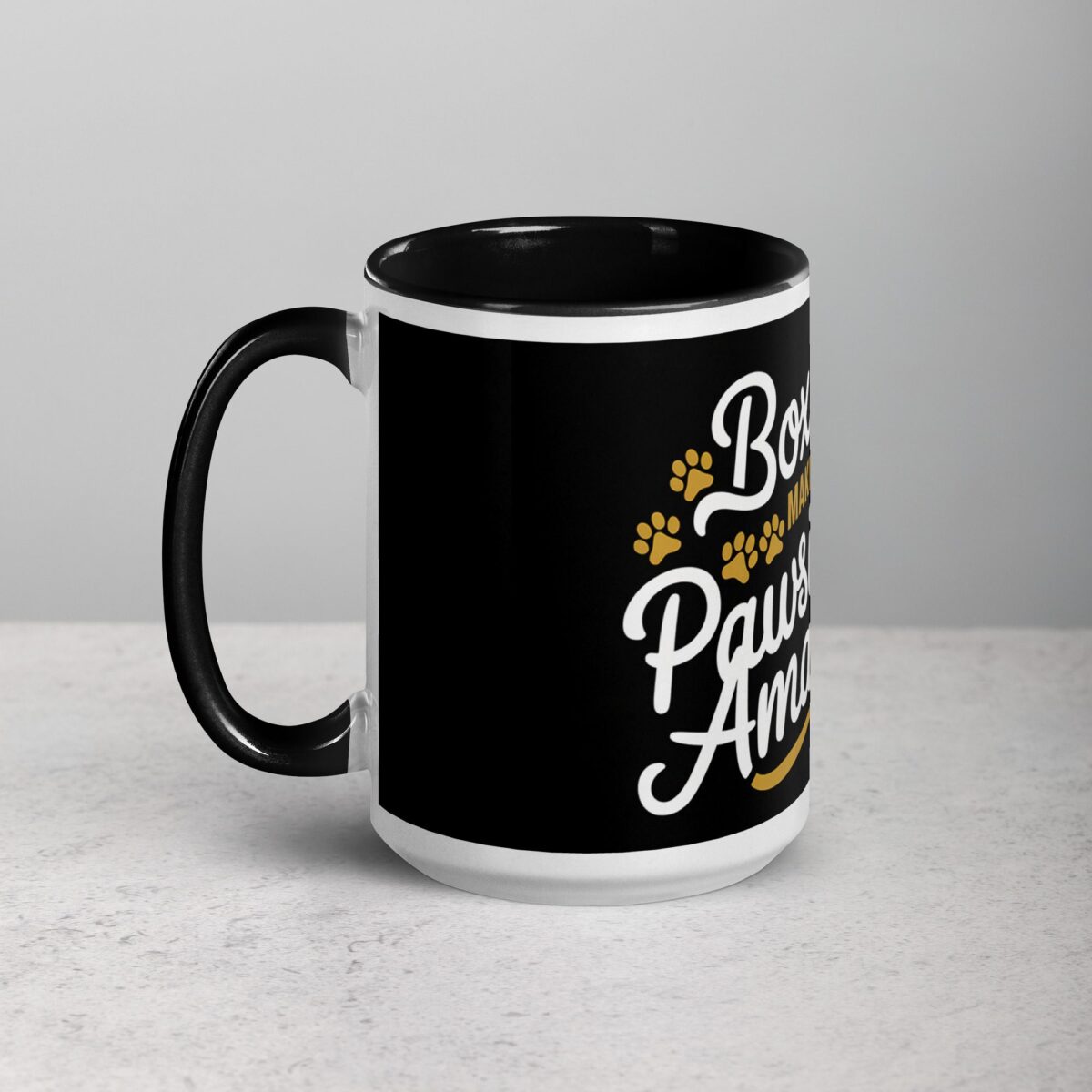 Boxers Make Life Pawsitively Amazing Coffee Mug - Image 6