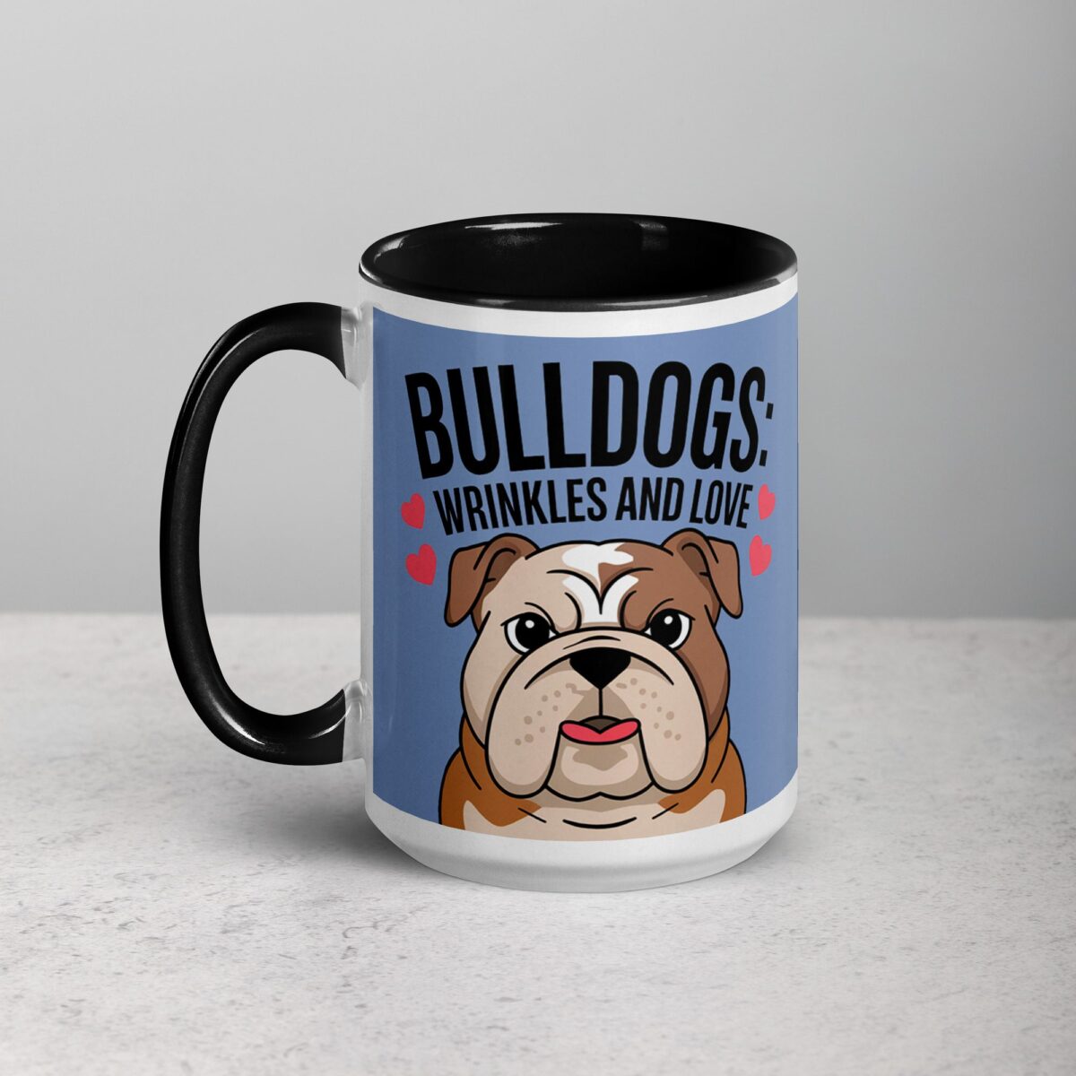 Bulldogs: Wrinkles and Love Coffee Mug - Image 5
