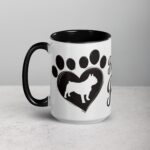Bulldog Love Is Pawsome Coffee Mug - Image 5