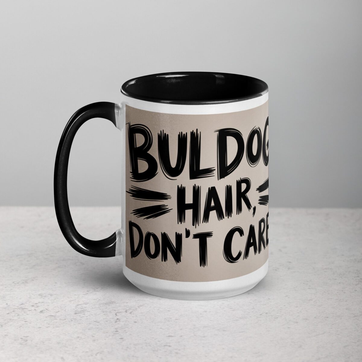 Bulldog Hair, Don’t Care Coffee Mug - Image 5