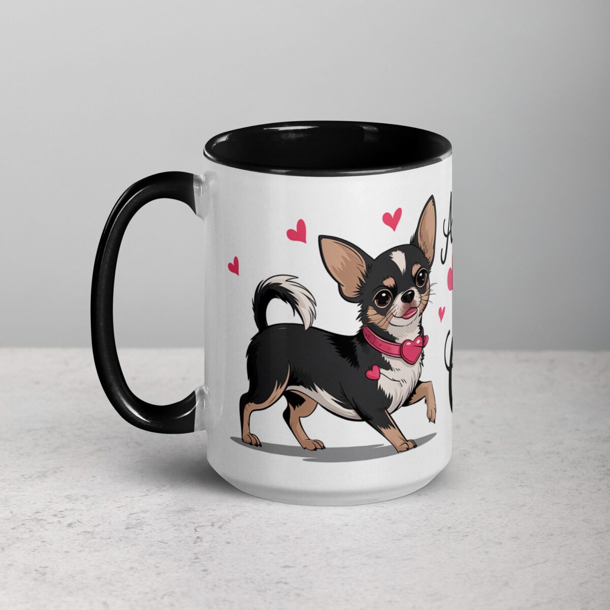 All You Need Is Love (And a Chihuahua) Coffee Mug - Image 5