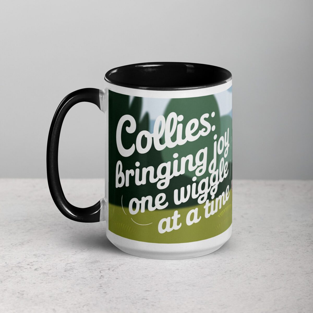 Collies: Bringing Joy One Wiggle at a Time Coffee Mug - Image 5