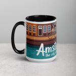 Amsterdam: The City of Bikes and Canals Coffee Mug - Image 5