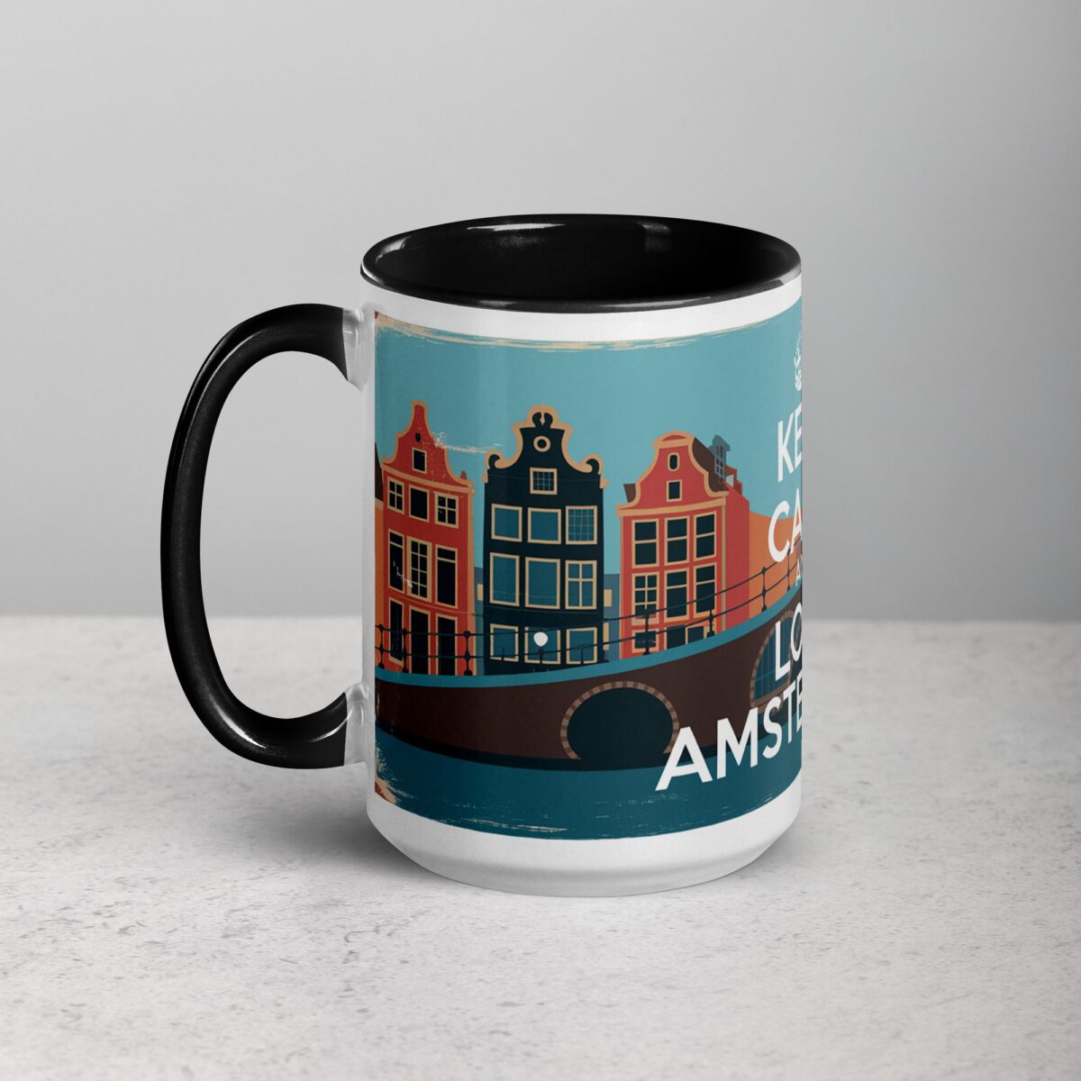 Keep Calm and Love Amsterdam Coffee Mug - Image 5